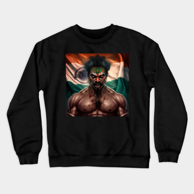 Get Your India Villain Fix with this Eye-Catching Crewneck Sweatshirt by HappysSpace